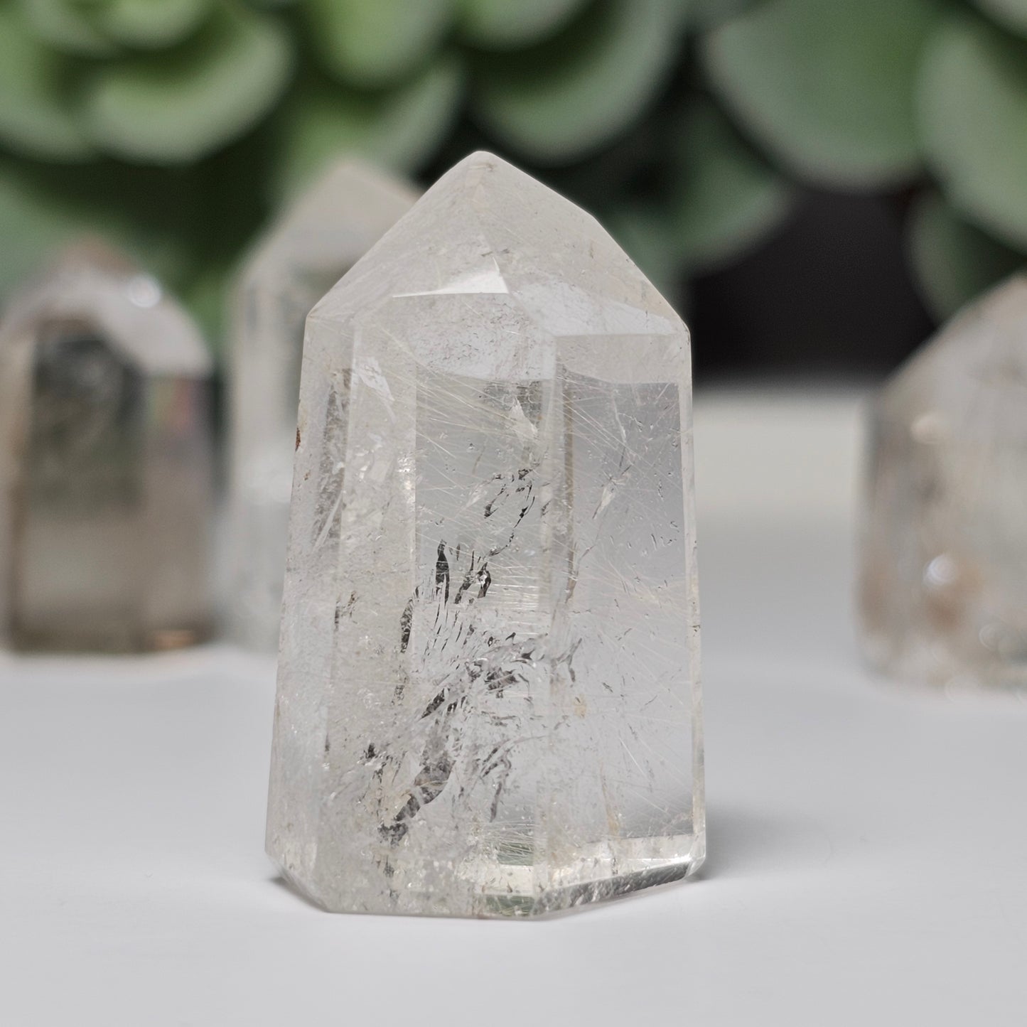 Rutile Inclusion Quartz Mini Towers