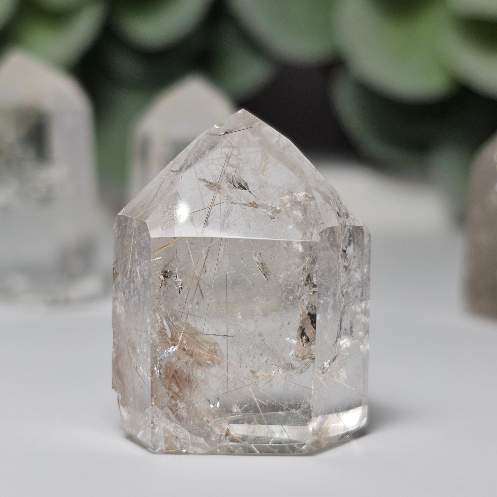 Rutile Inclusion Quartz Mini Towers