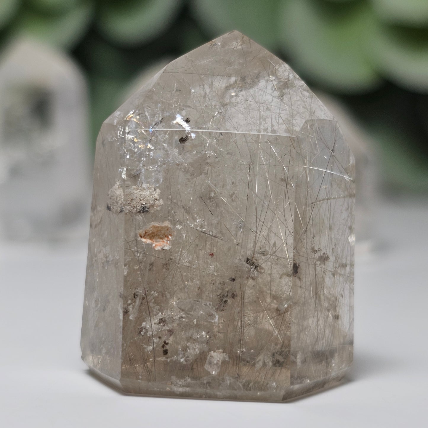 Rutile Inclusion Quartz Mini Towers