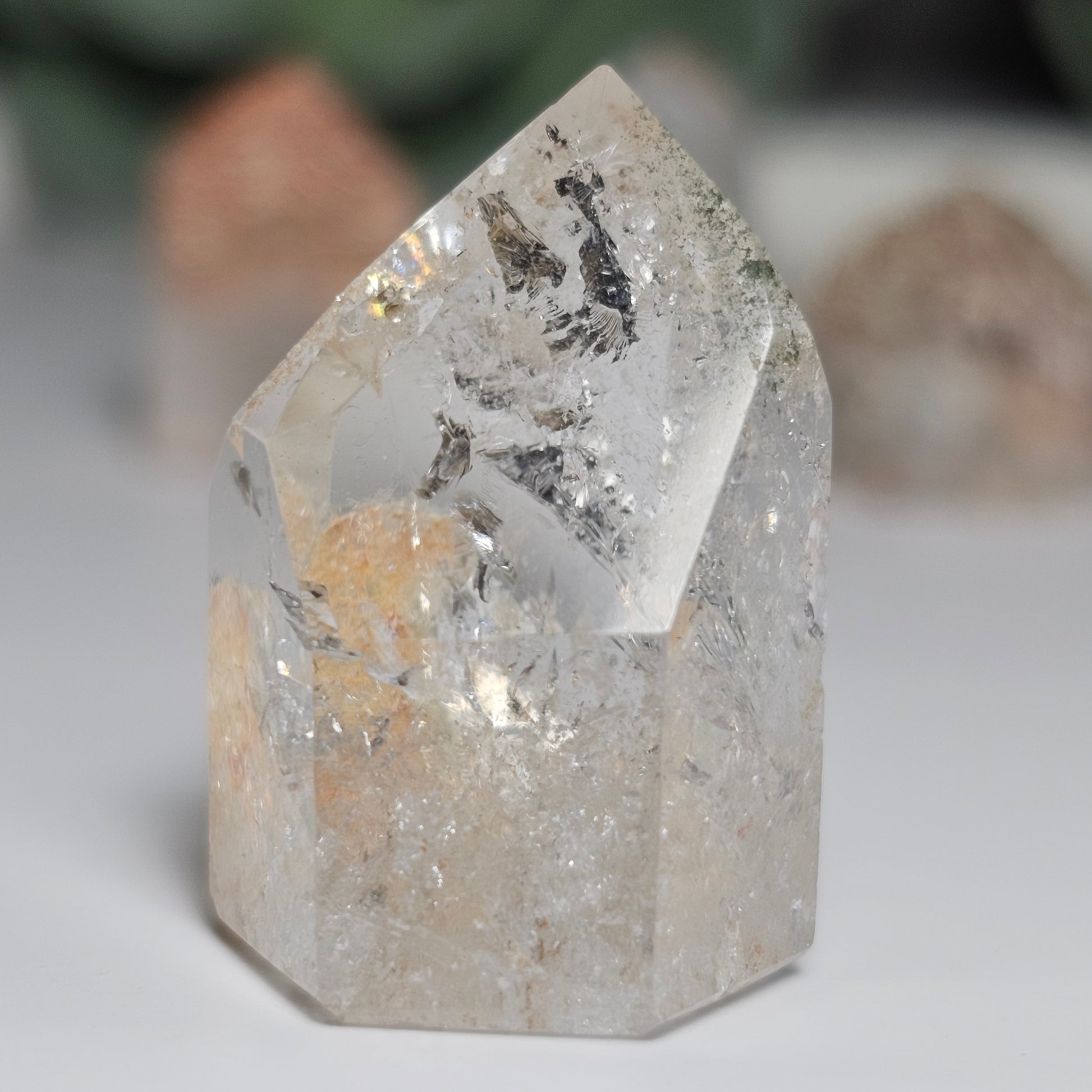 Garden Quartz/Lodolite Mini Towers