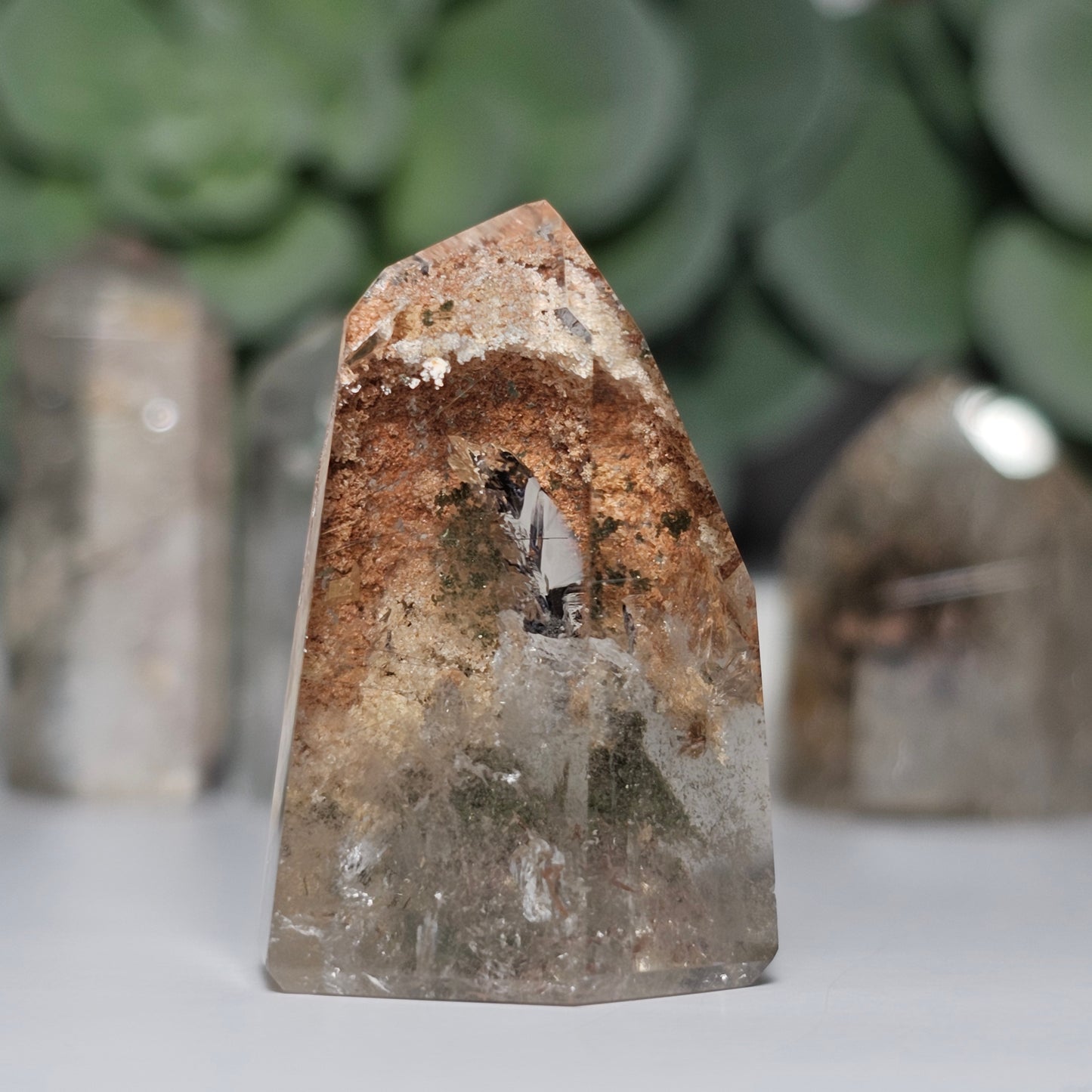 Garden Quartz/Lodolite Mini Towers