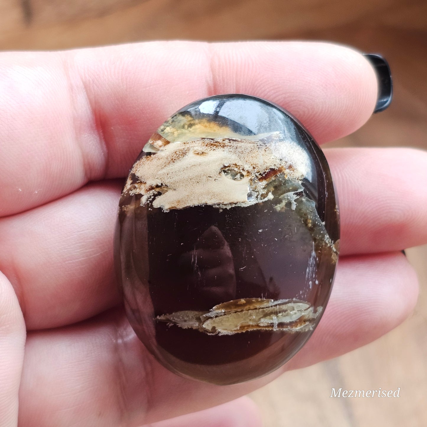 Amber & Petrified Wood Palm Stone with Blue UV Reaction | Sumatra - Indonesia (#4)