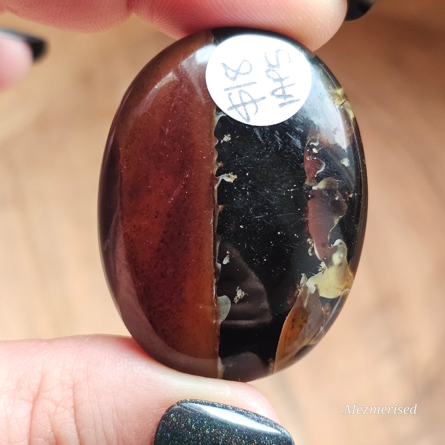 Amber & Petrified Wood Palm Stone with Blue UV Reaction | Sumatra - Indonesia (#5)