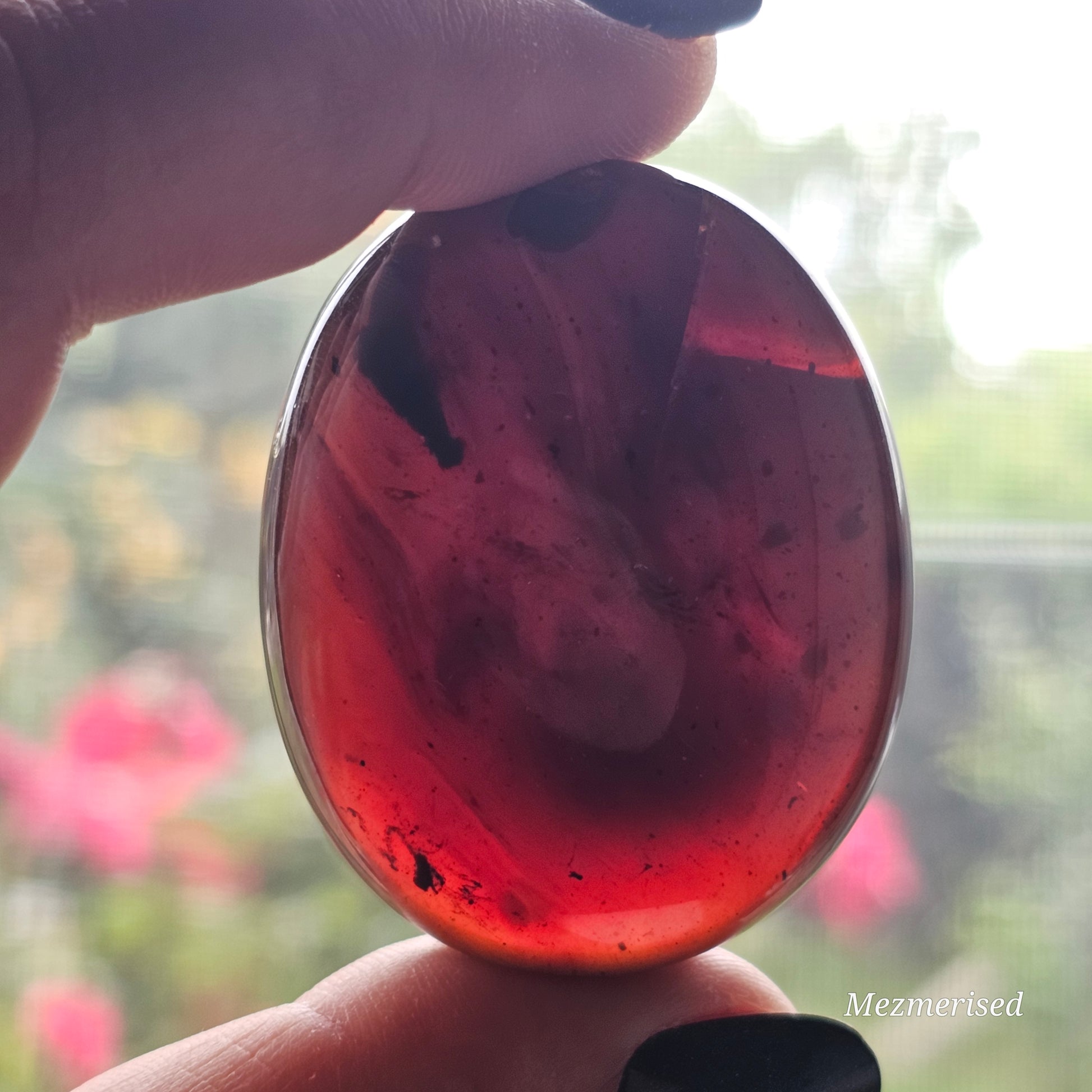 Amber & Petrified Wood Palm Stone with Blue UV Reaction | Sumatra - Indonesia (#22)