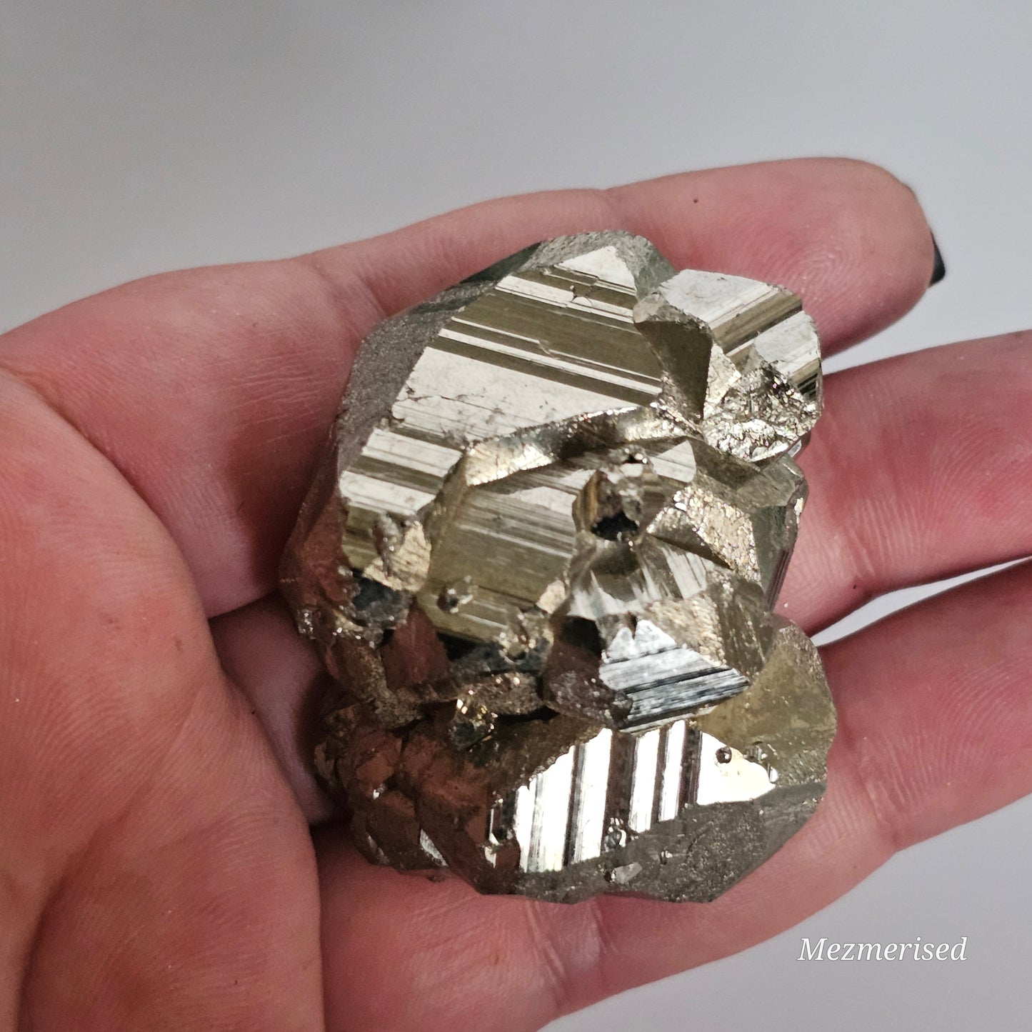 Extra quality Pyrite cluster.