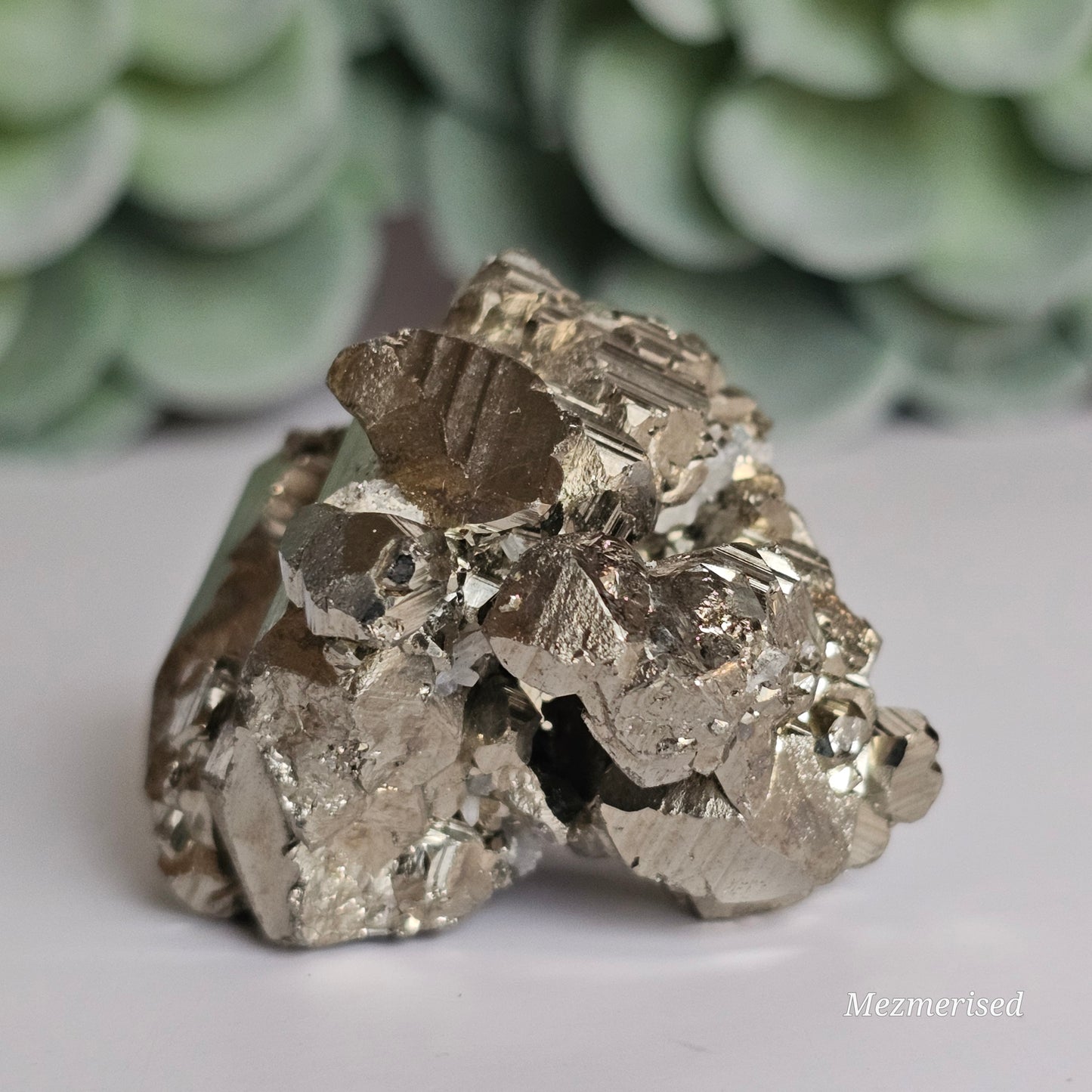 Extra quality Pyrite cluster.