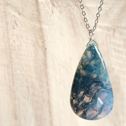 Moss Agate Necklace