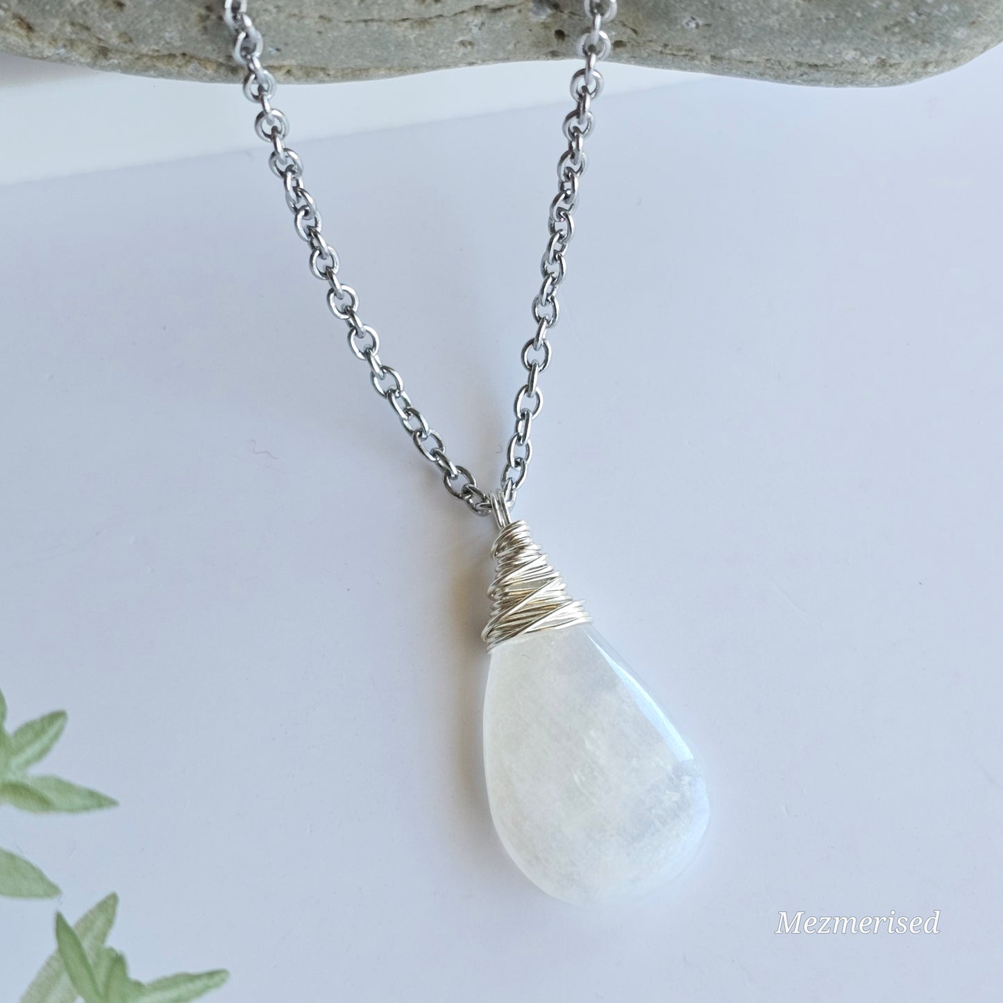 Rainbow Moonstone Necklace