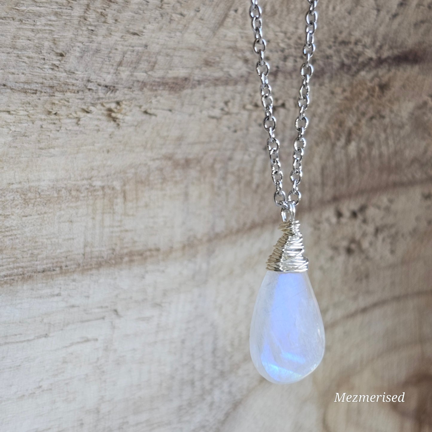 Rainbow Moonstone Necklace