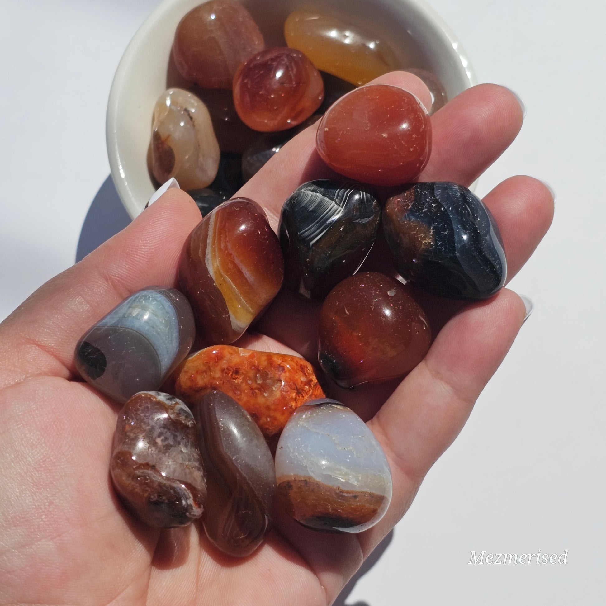 Carnelian Tumble from Brazil | Large