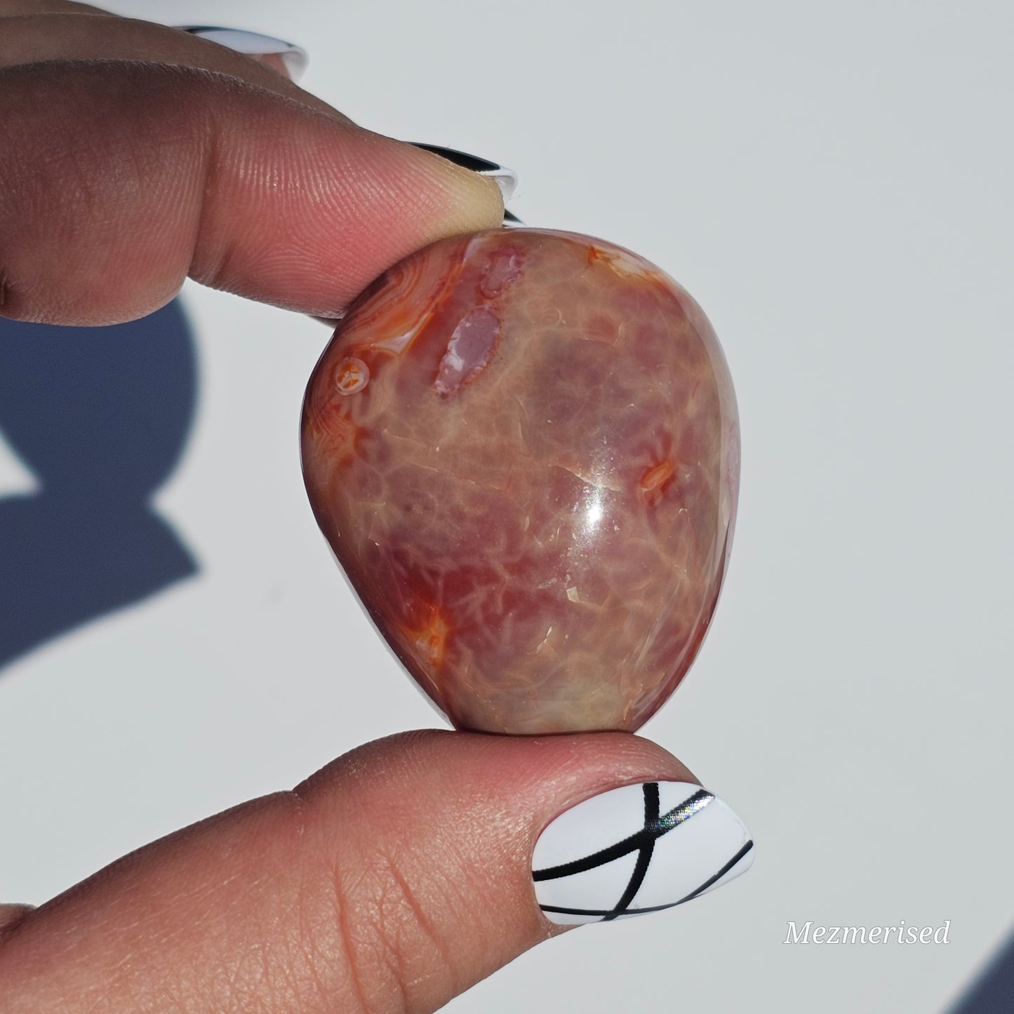 Sardonyx Palm Stone