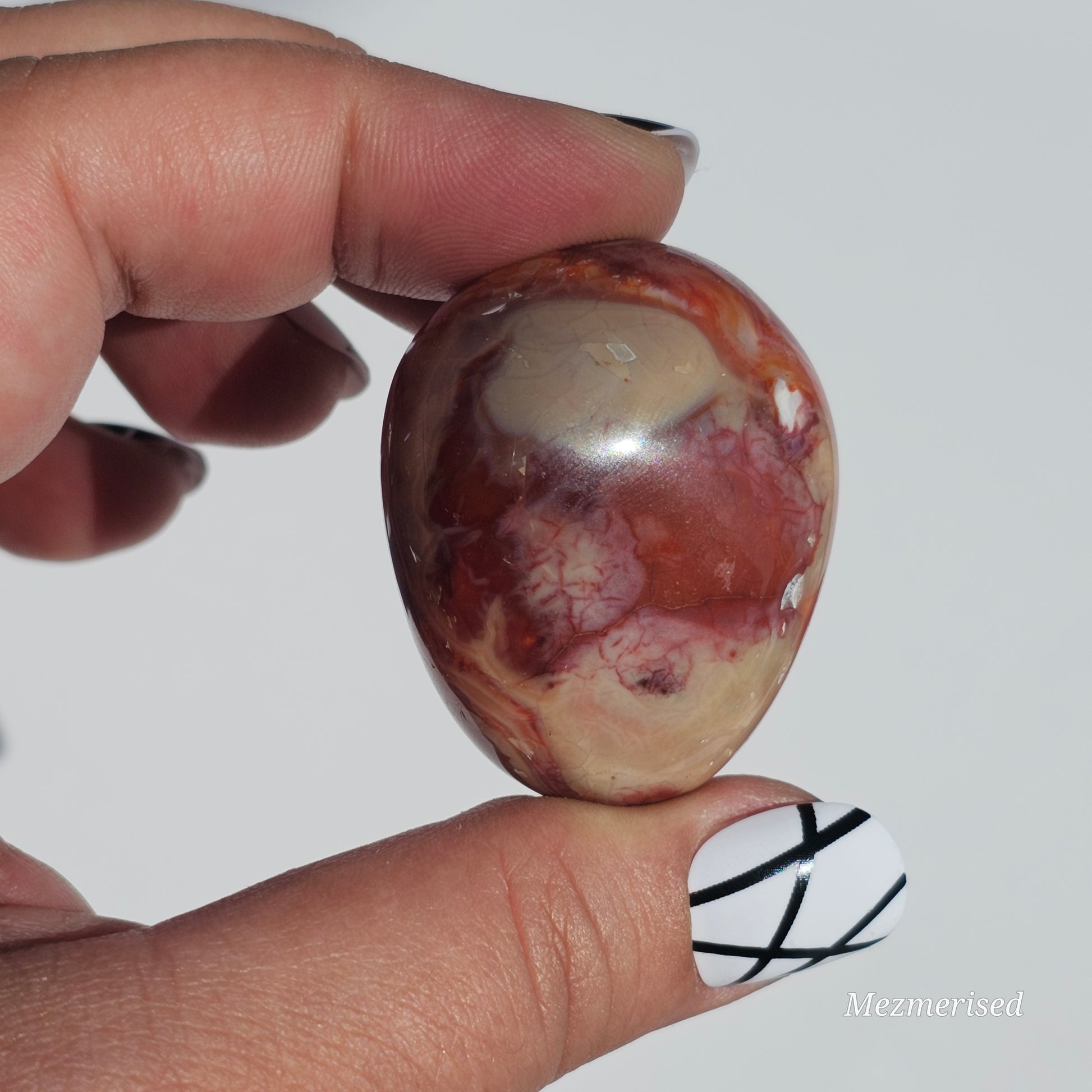 Sardonyx Palm Stone