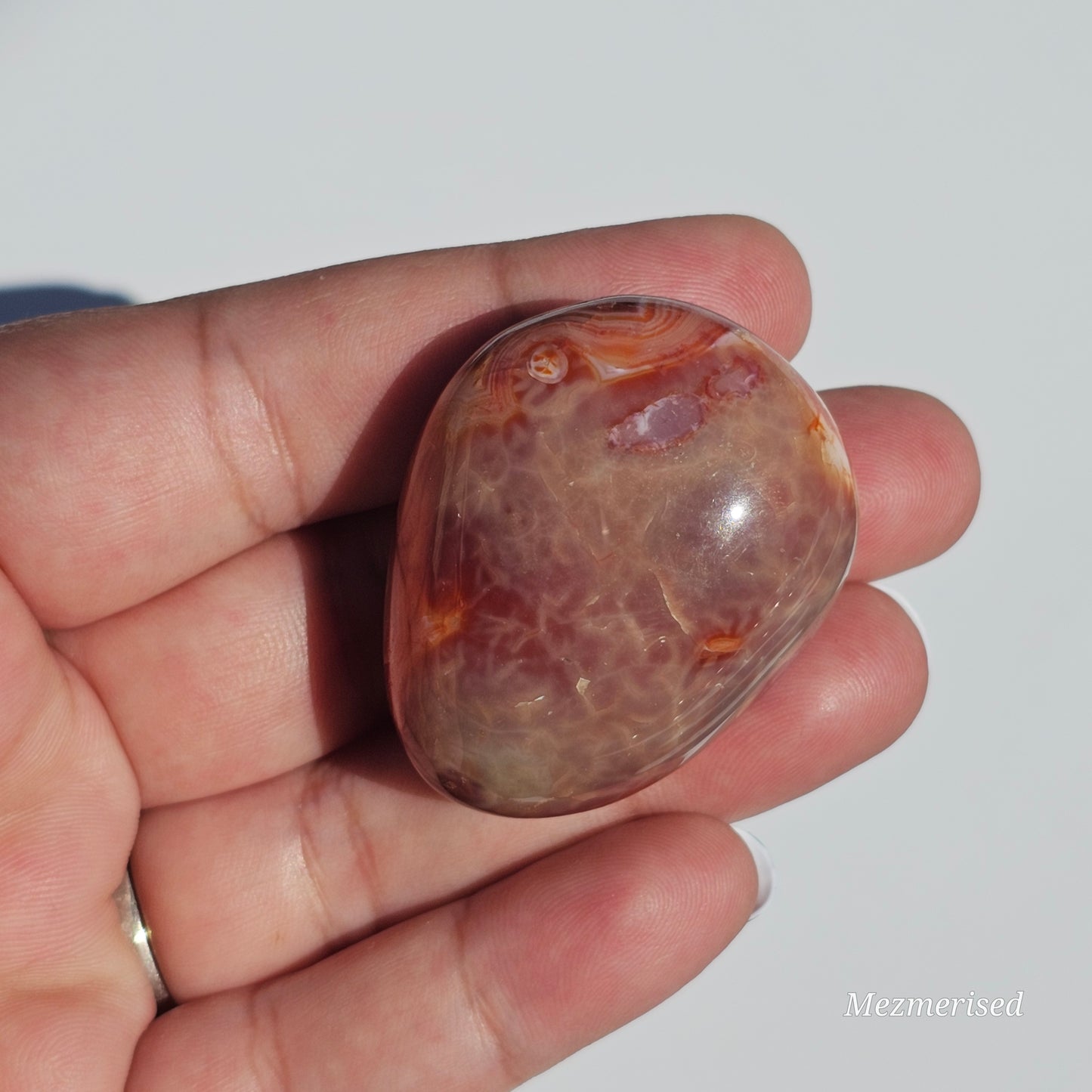 Sardonyx Palm Stone