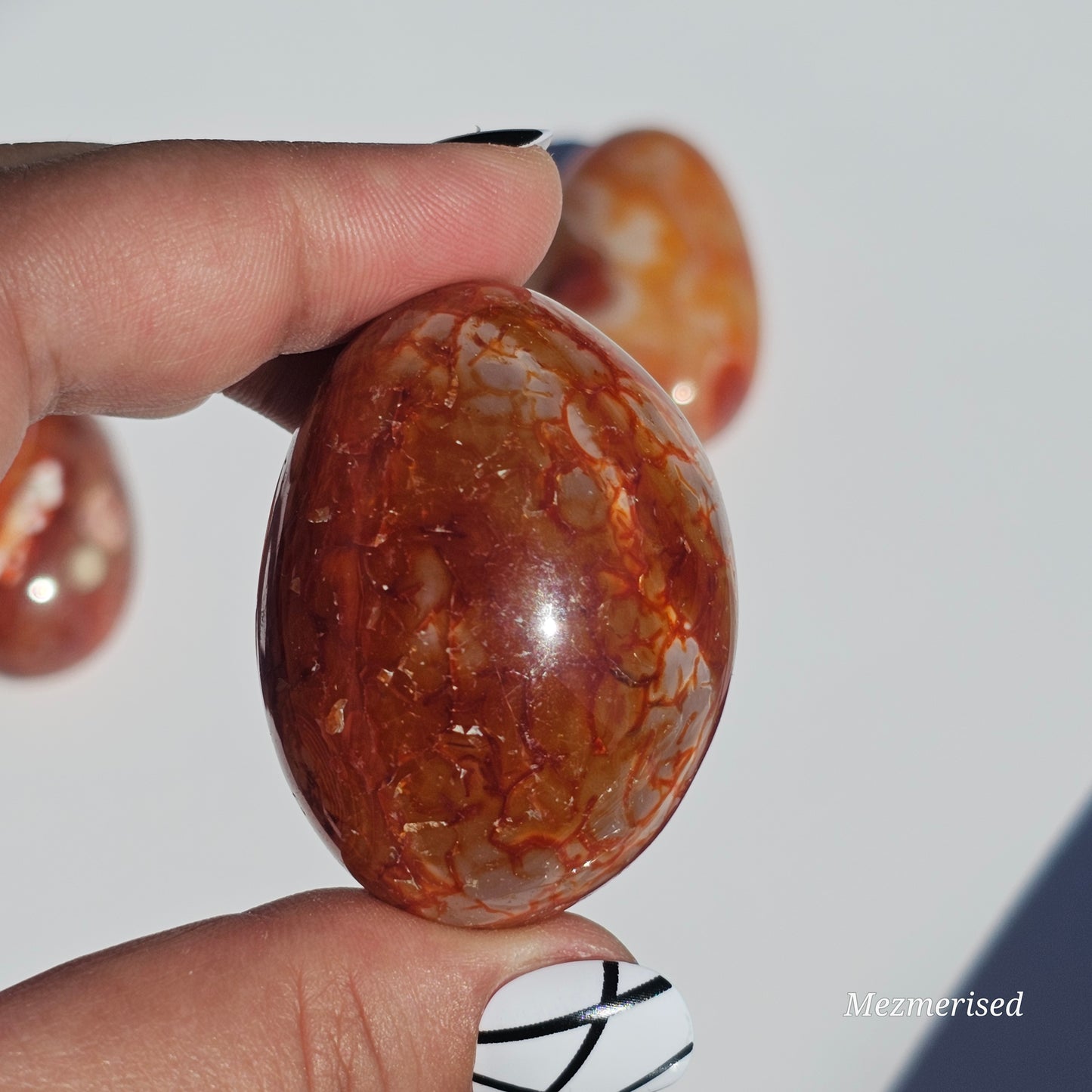 Sardonyx Palm Stone