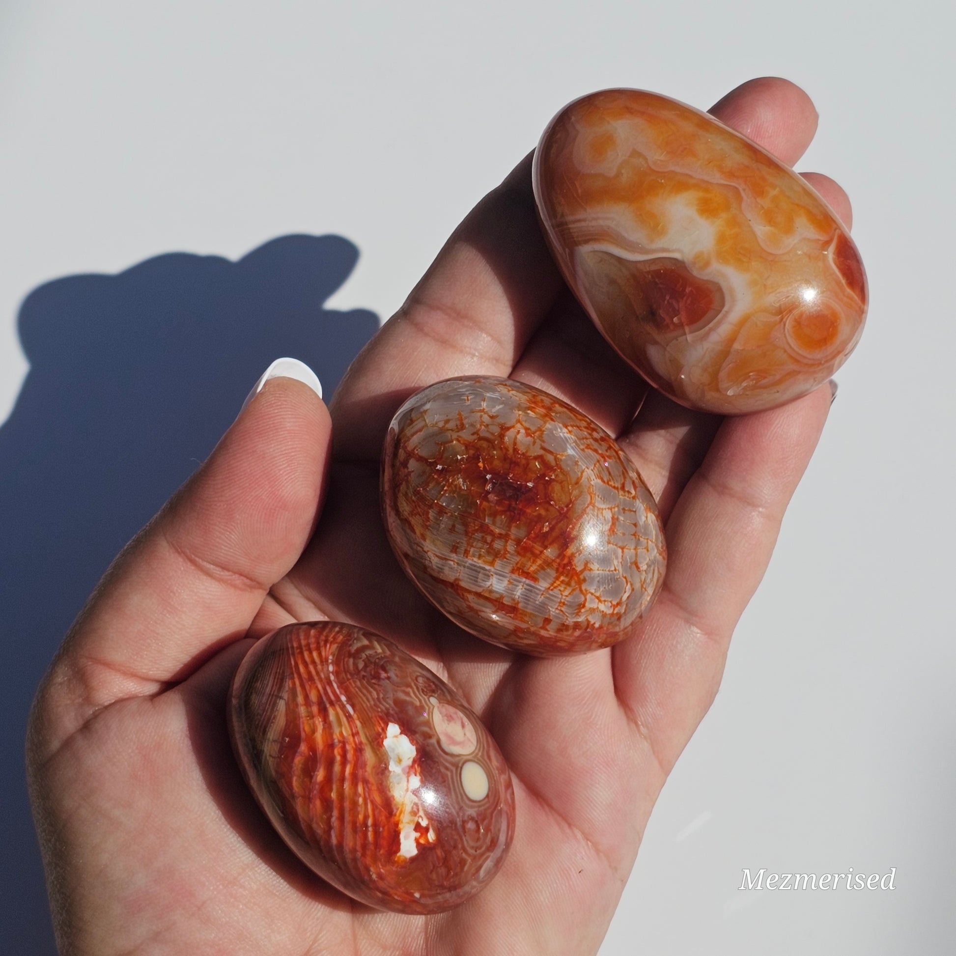 Sardonyx Palm Stone