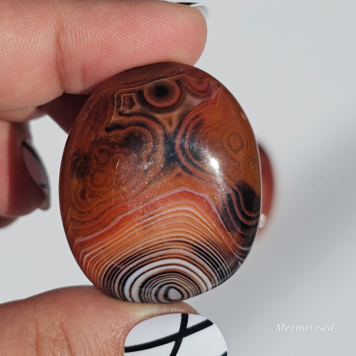 Sardonyx Palm Stone