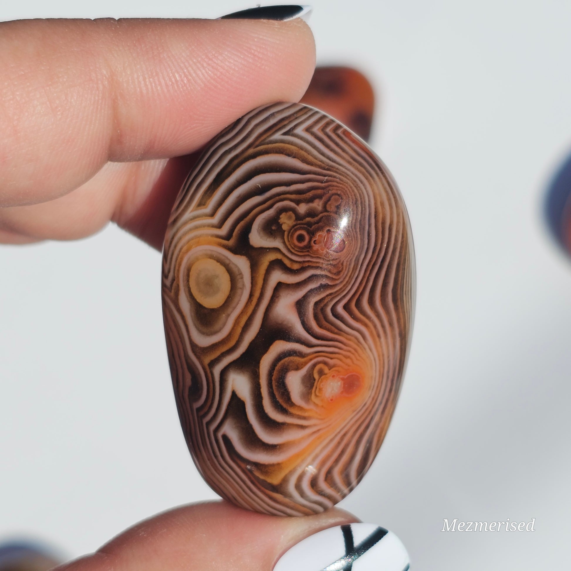 Sardonyx Palm Stone