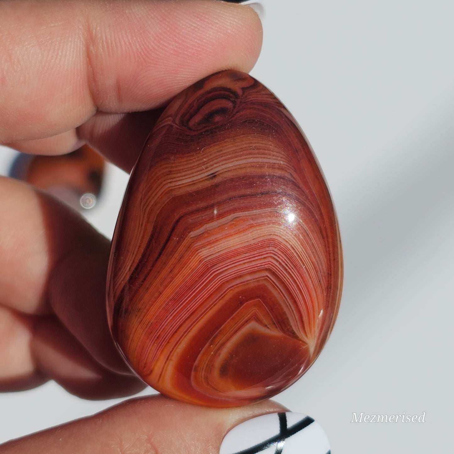 Sardonyx Palm Stone