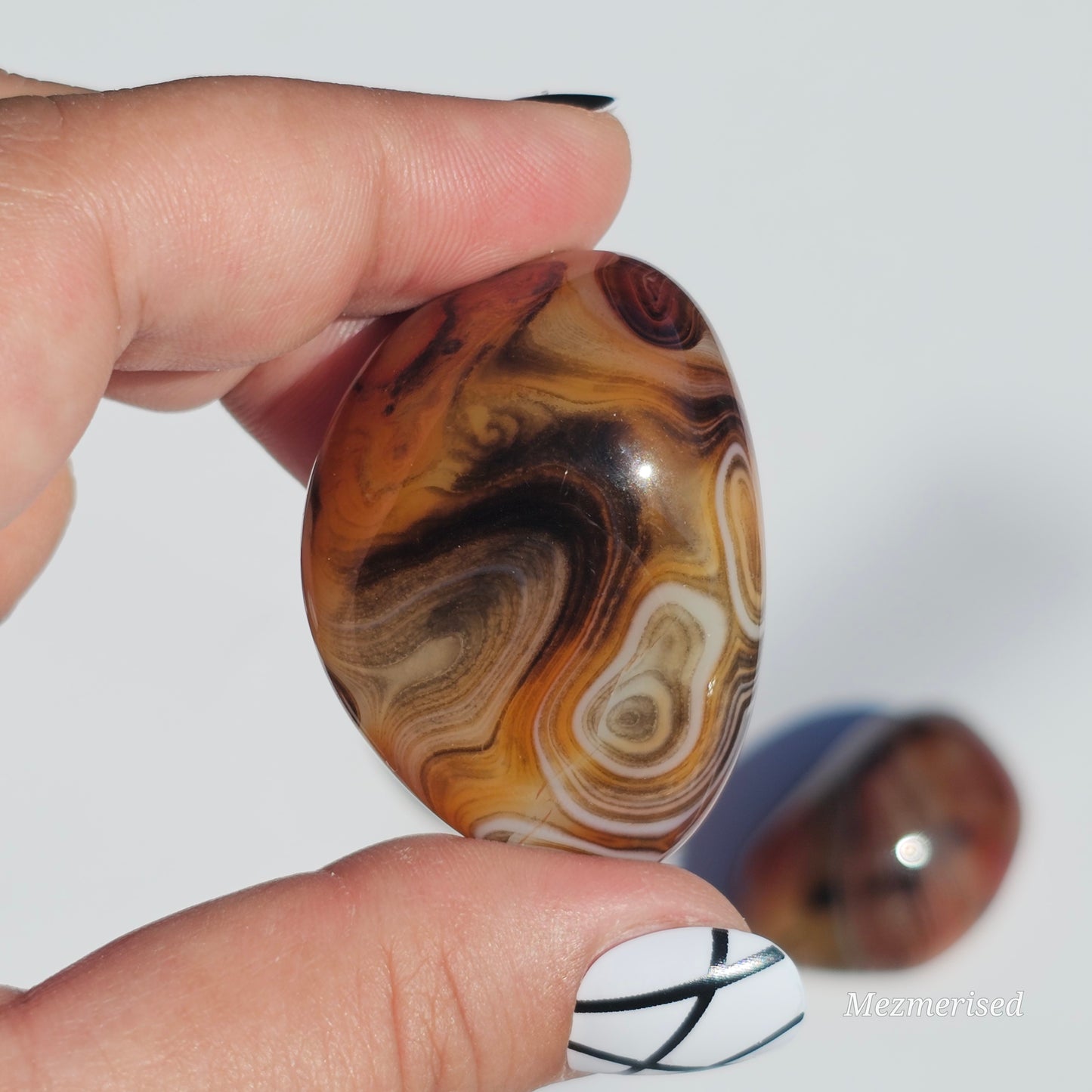 Sardonyx Palm Stone