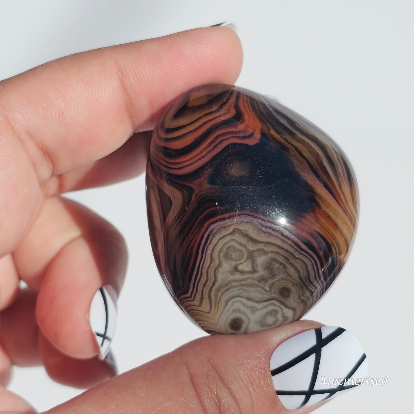 Sardonyx Palm Stone