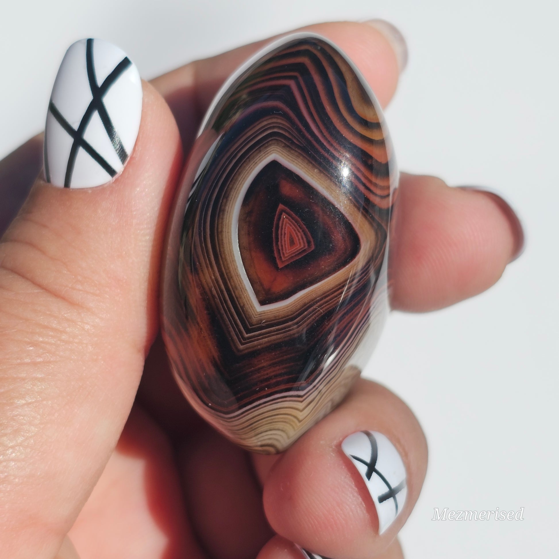 Sardonyx Palm Stone