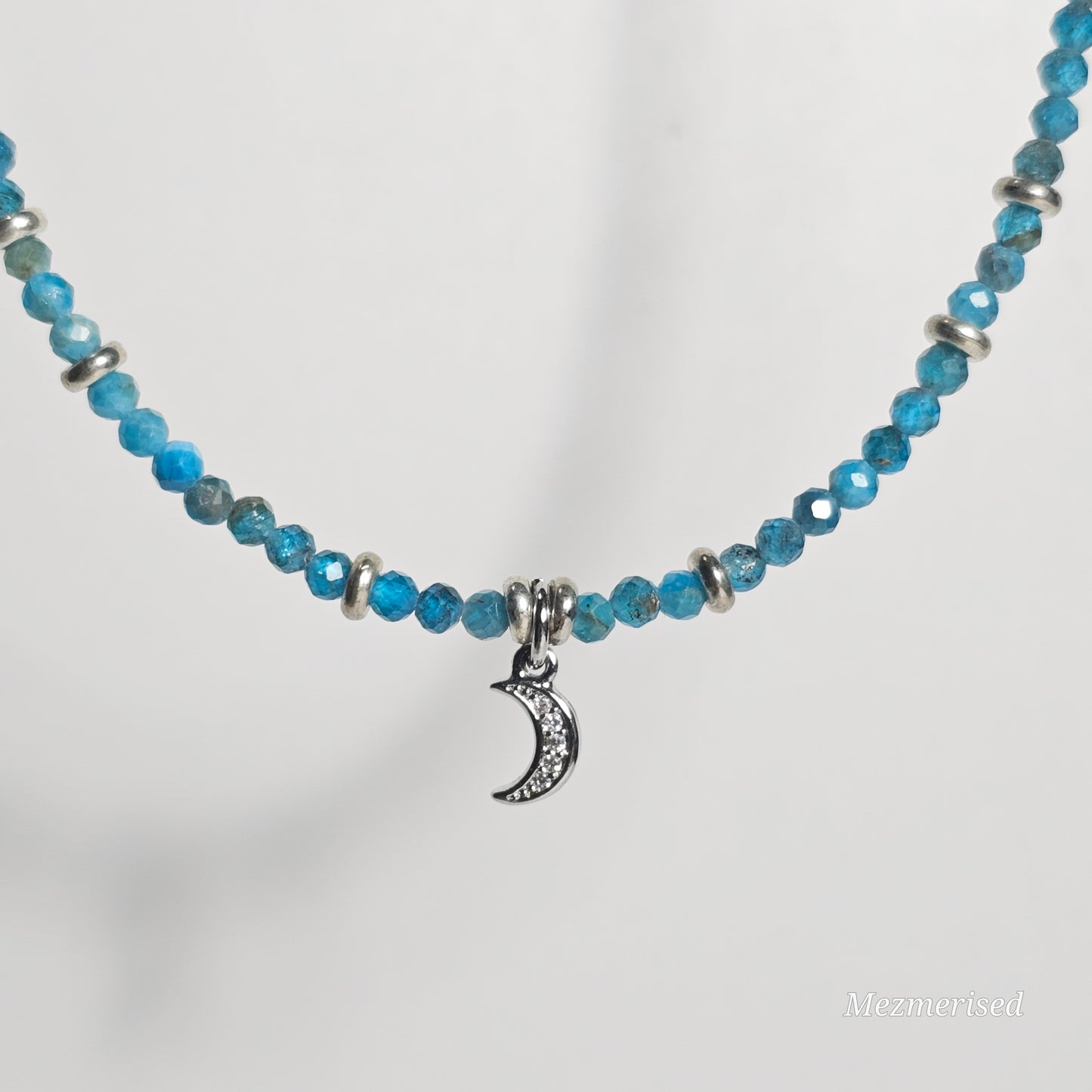 Apatite Crescent Necklace