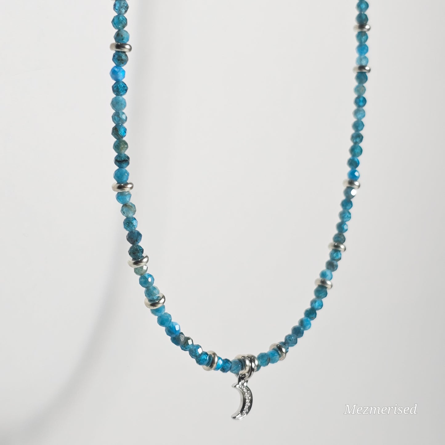 Apatite Crescent Necklace