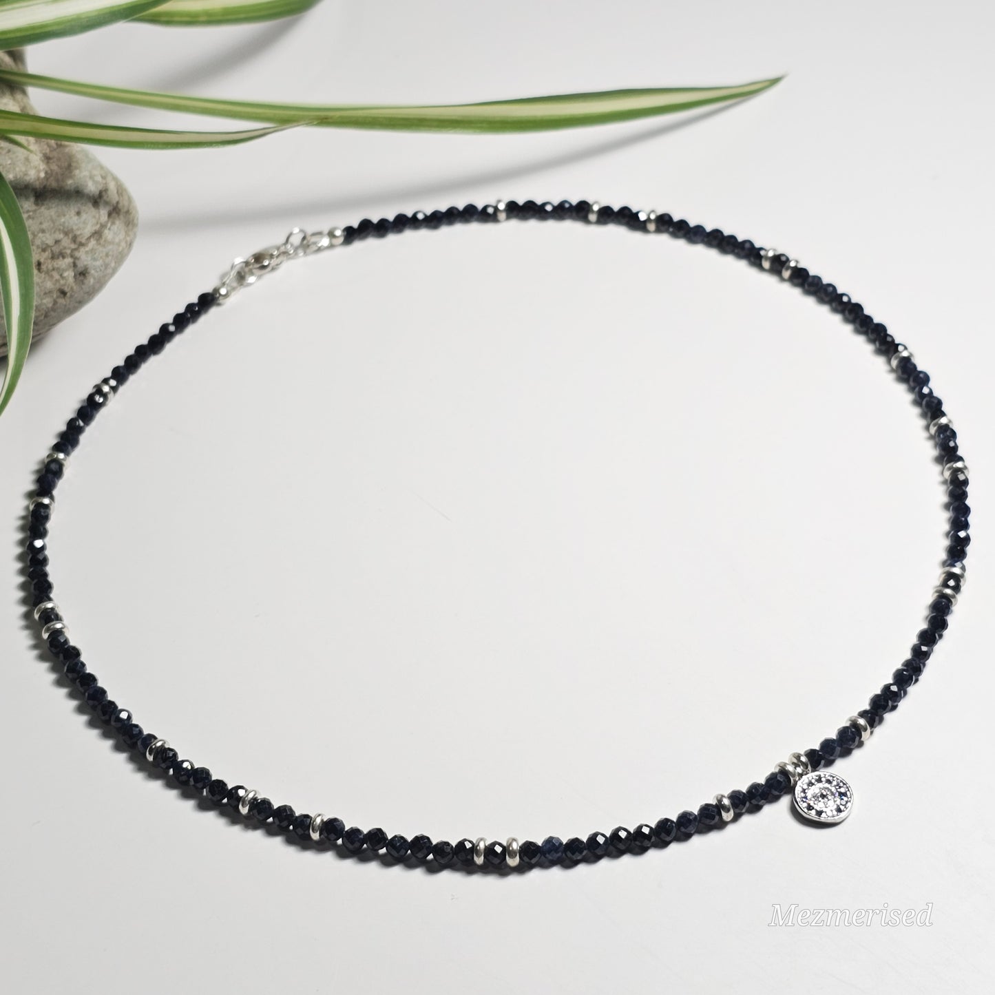 A Quality Sapphire Nazar Necklace