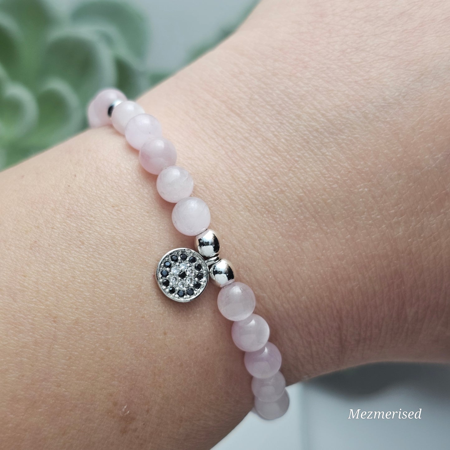 6mm AAA Grade Kunzite Bracelet | Gold or Silver