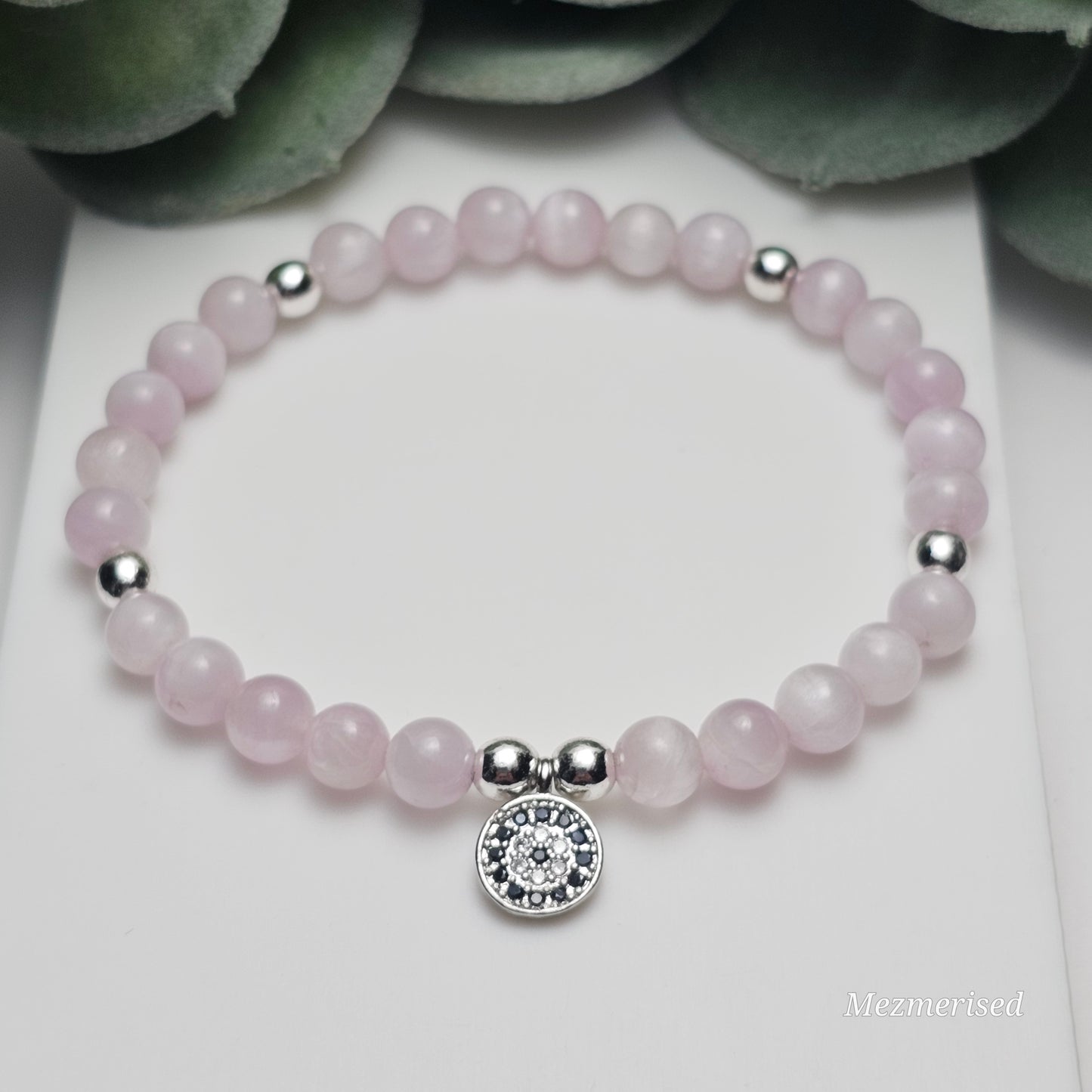 6mm AAA Grade Kunzite Bracelet | Gold or Silver