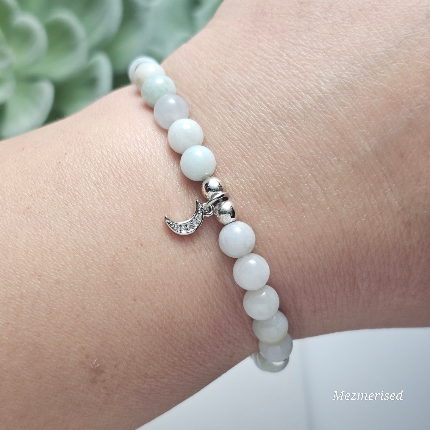 6mm Jadeite Bracelet | Gold or Silver