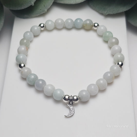 6mm Jadeite Bracelet | Gold or Silver