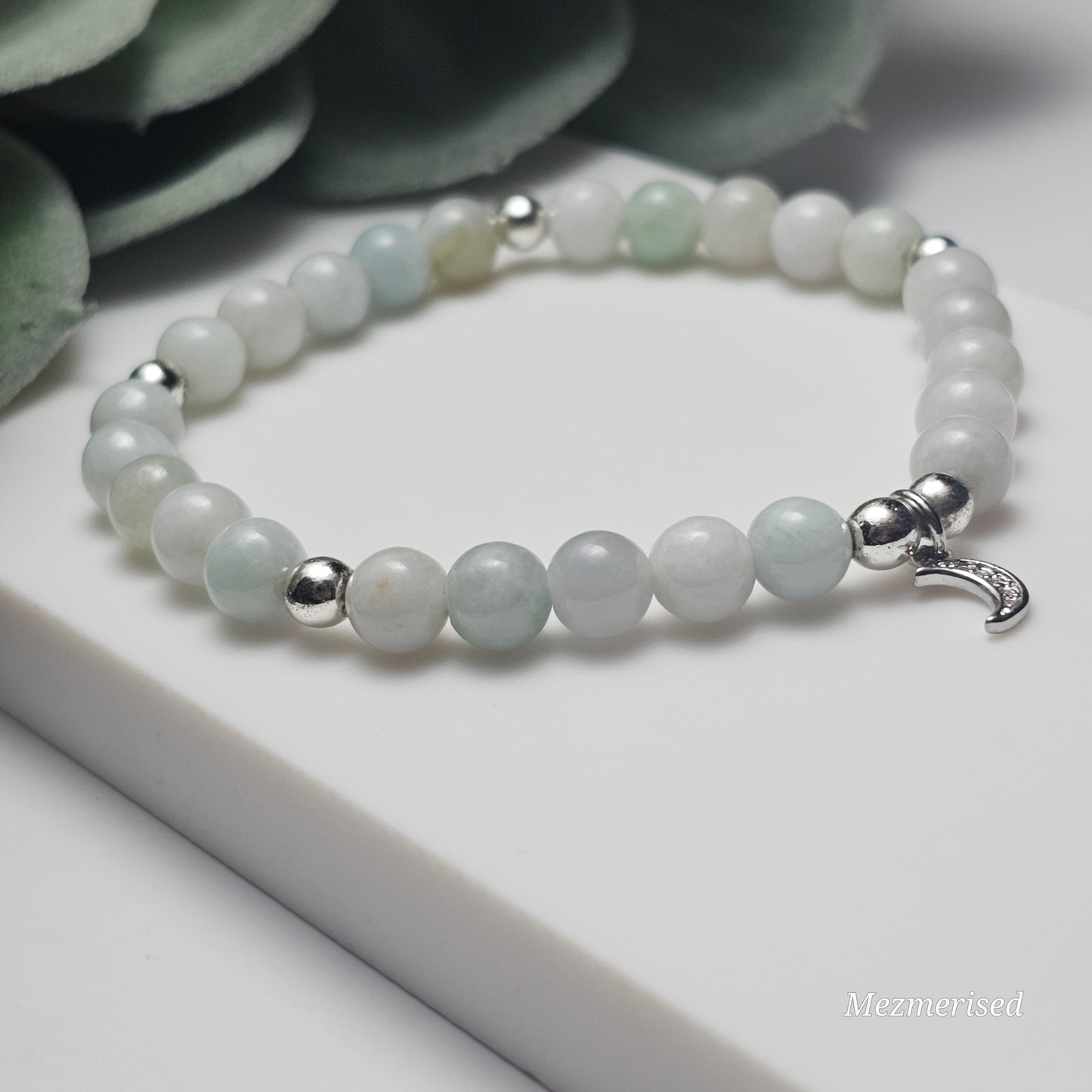 6mm Jadeite Bracelet | Gold or Silver