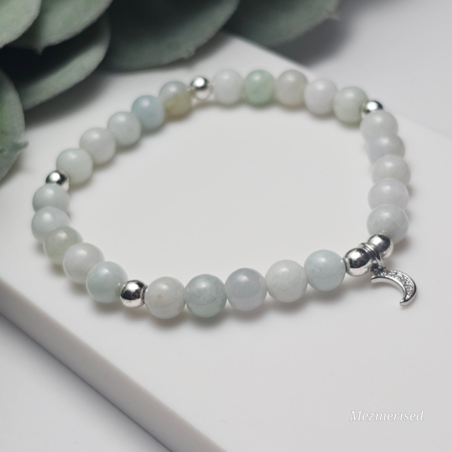 6mm Jadeite Bracelet | Gold or Silver