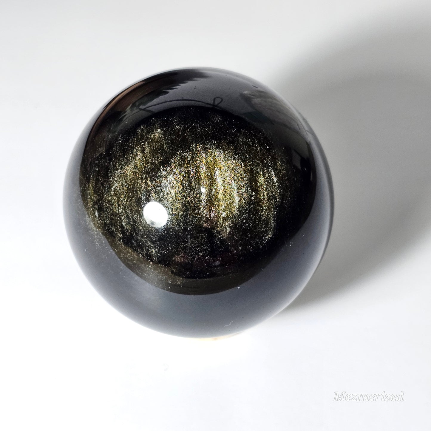 Gold Sheen Obsidian Sphere | 6cm diameter