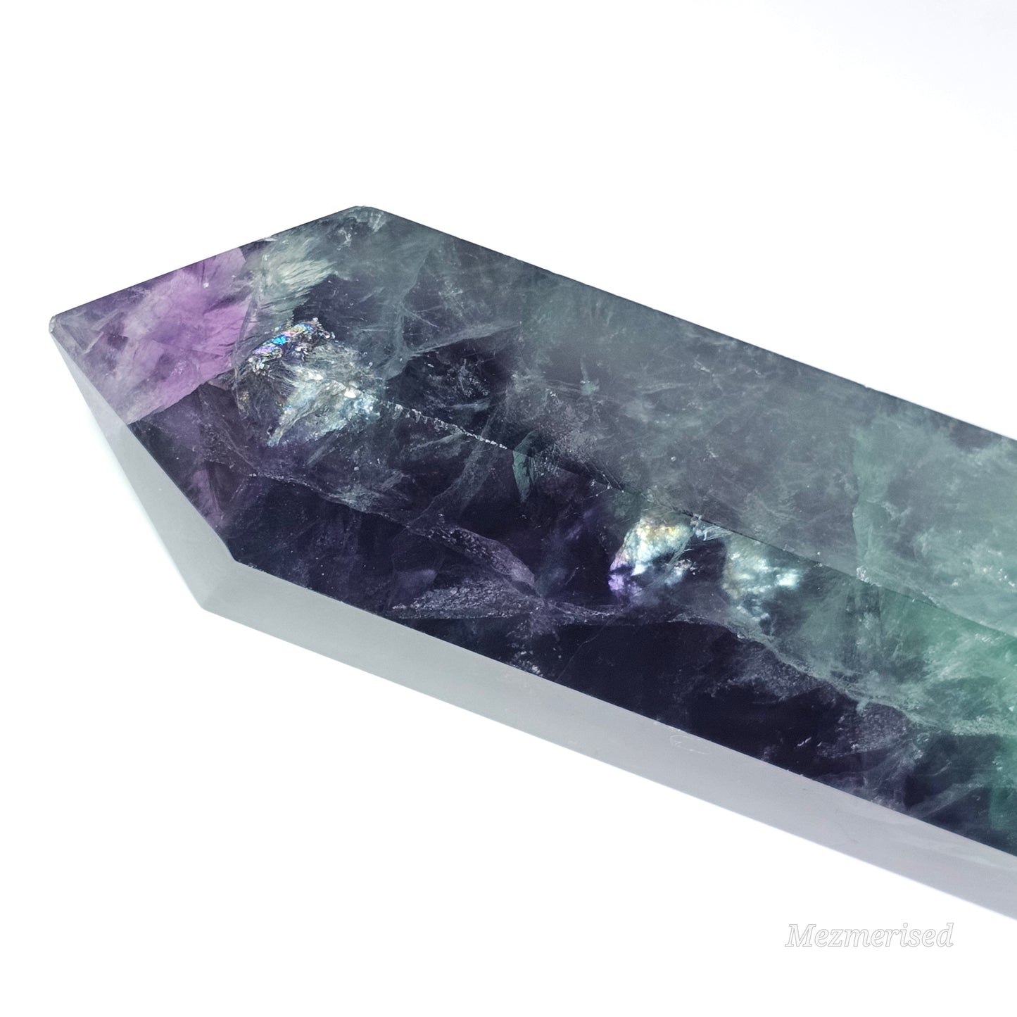 Extra Large Fluorite Tower | Imperfect - Slightly Slanted and Micro Tip Imperfection