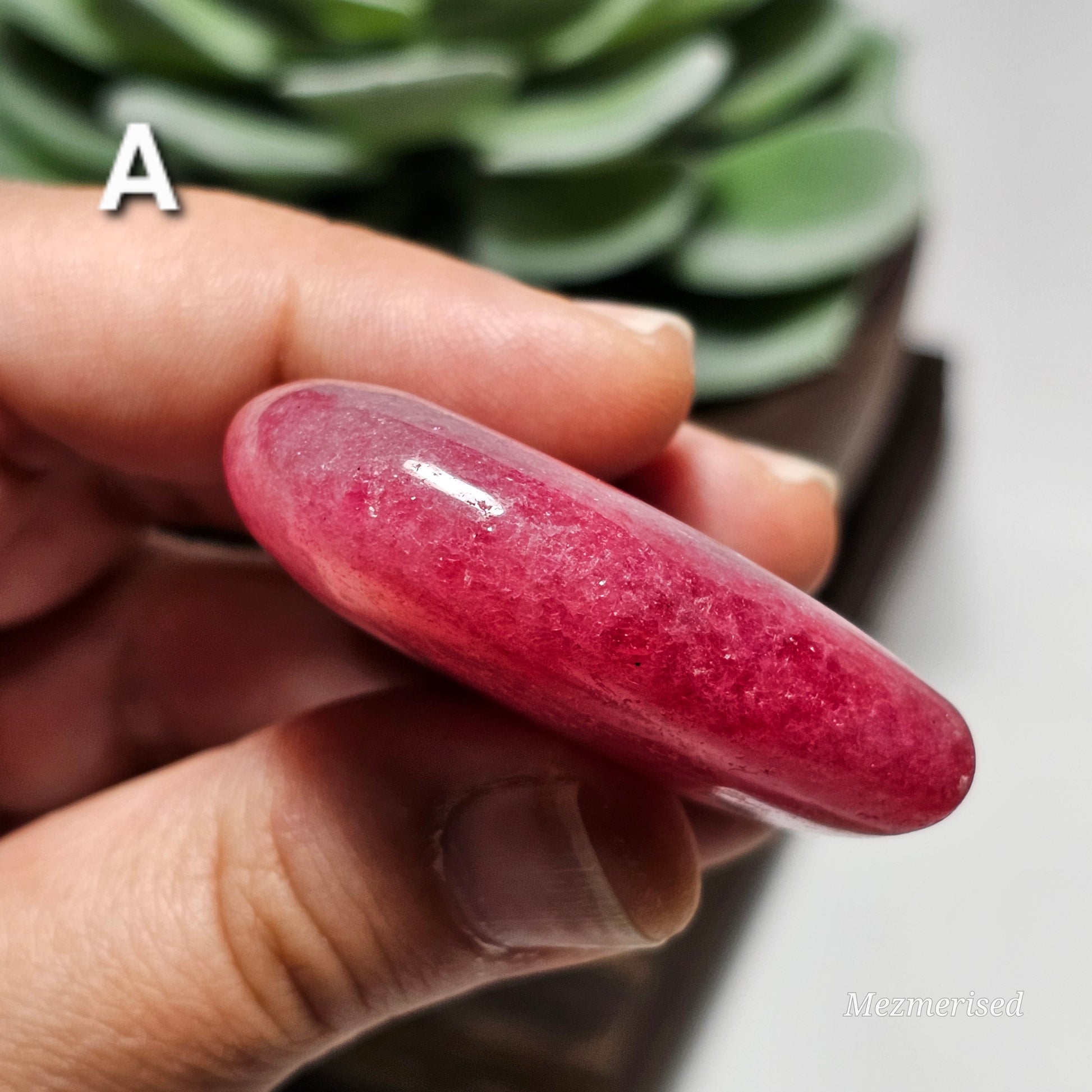 High Quality Rhodonite Heart Carvings