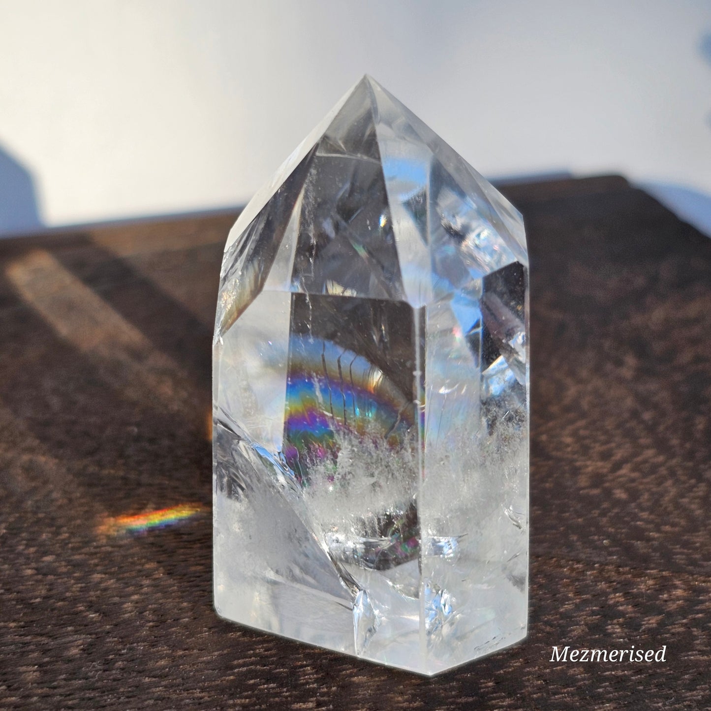 Rainbow Clear Quartz Tower | F