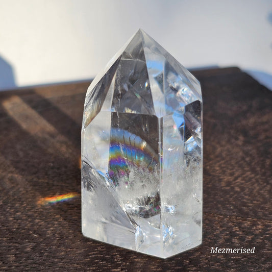 Rainbow Clear Quartz Tower | F