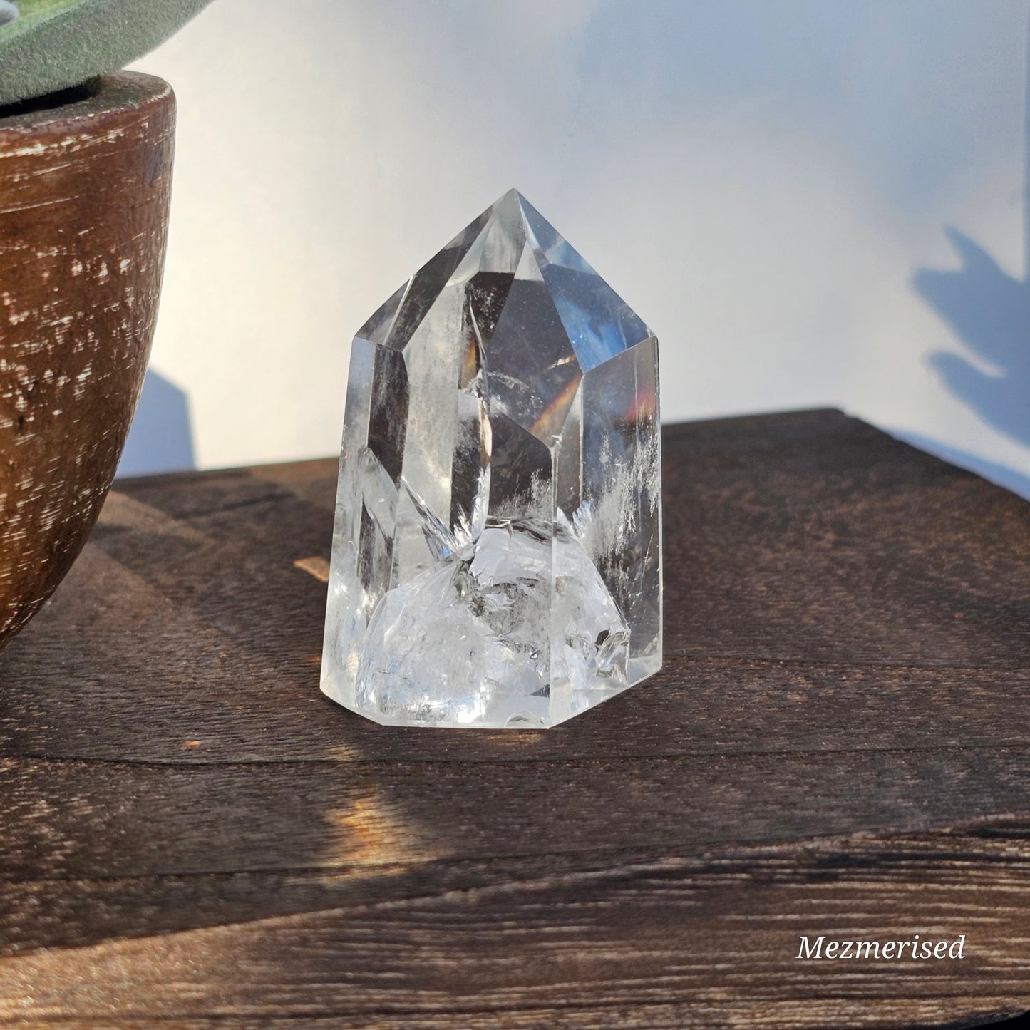 Rainbow Clear Quartz Tower | F