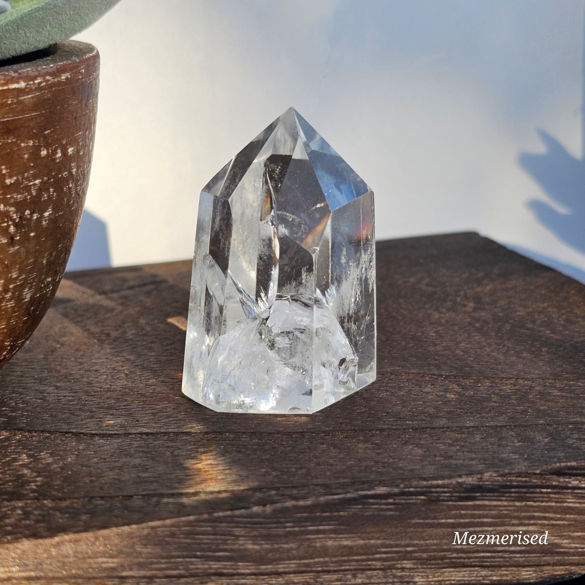 Rainbow Clear Quartz Tower | F