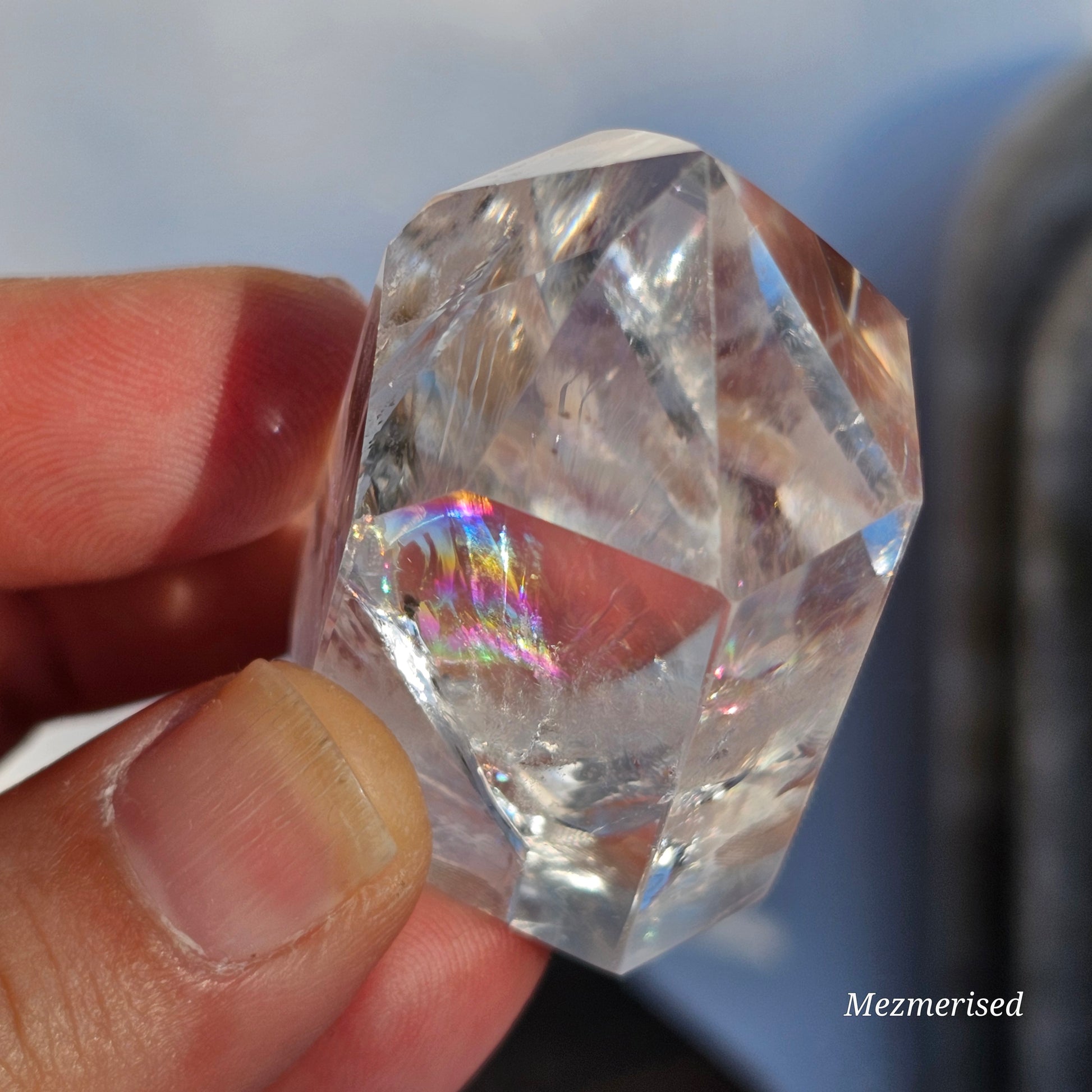 Rainbow Clear Quartz Tower | F