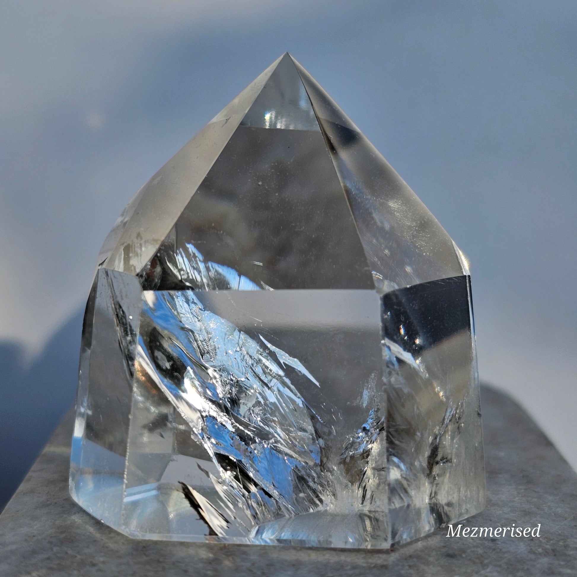 Rainbow Clear Quartz Tower | G