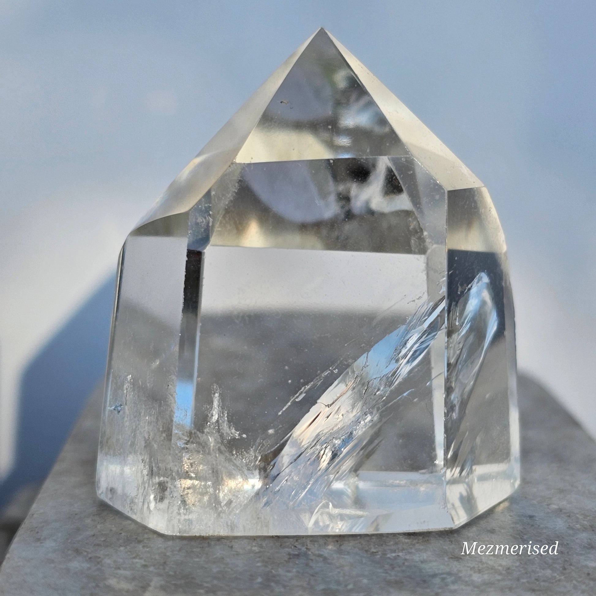 Rainbow Clear Quartz Tower | G