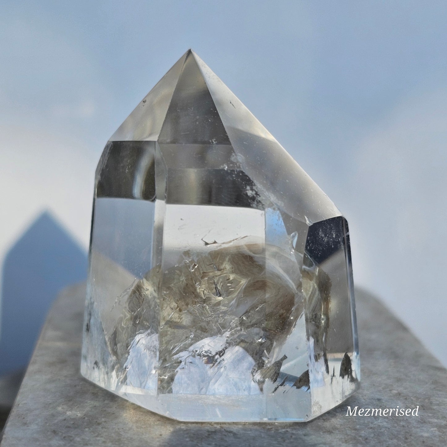 Rainbow Clear Quartz Tower | G