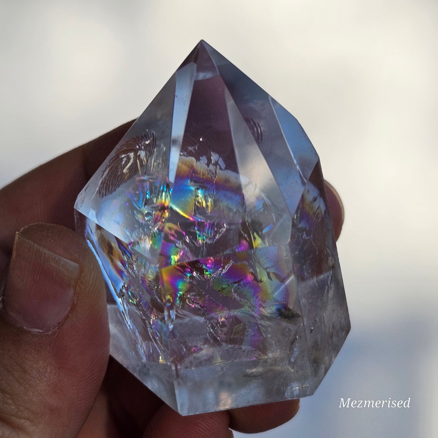 Rainbow Clear Quartz Tower | G