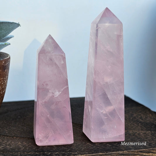 Rose Quartz Obelisk