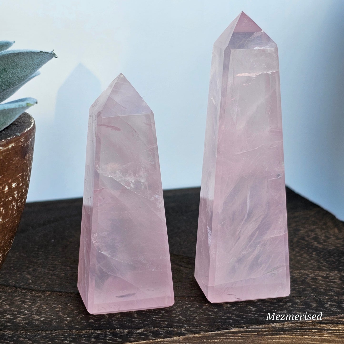 Rose Quartz Obelisk