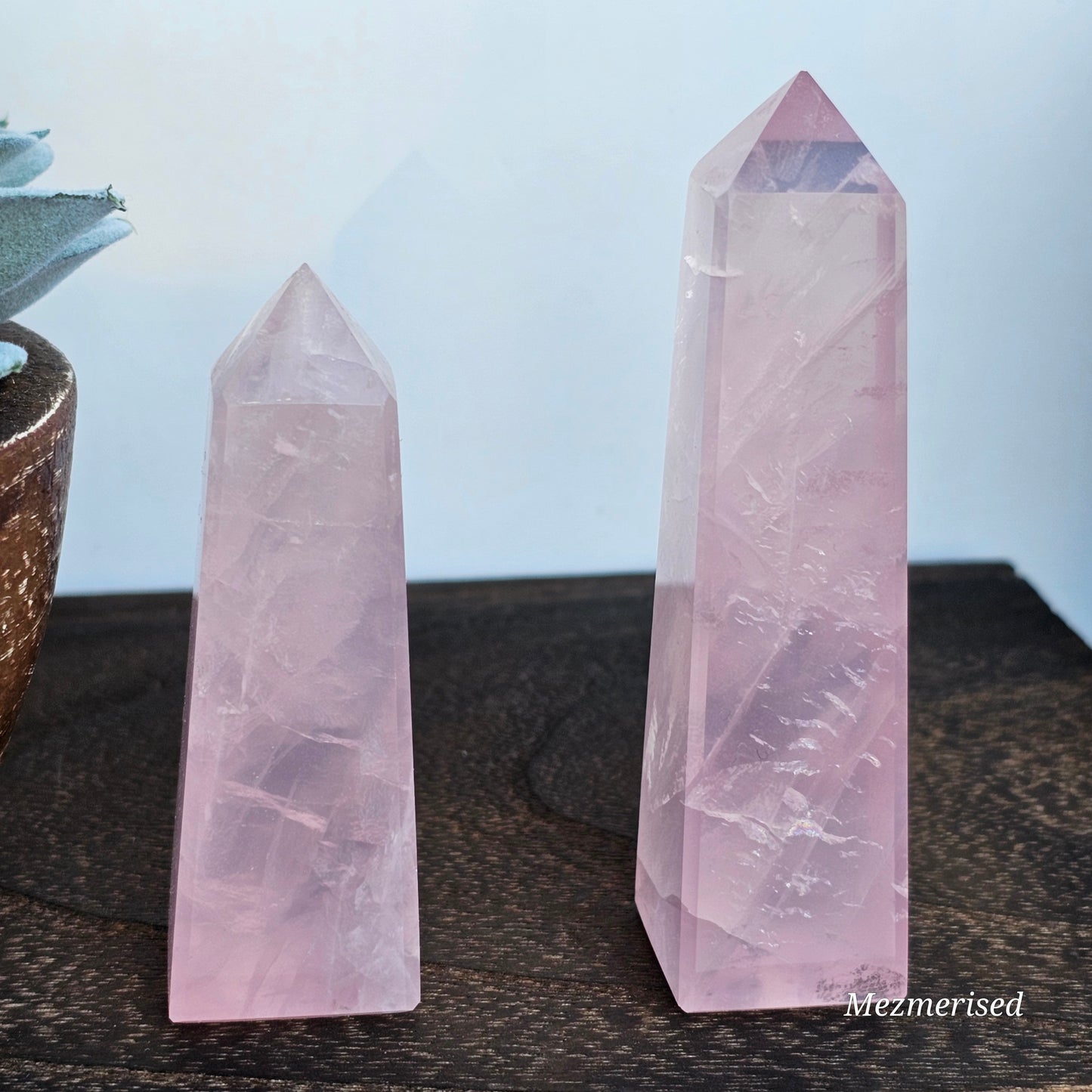 Rose Quartz Obelisk