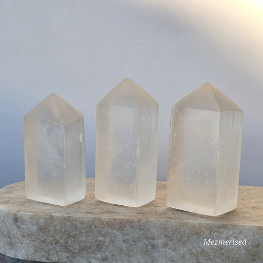 Selenite Obelisks